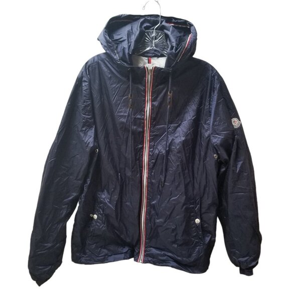 Men’s Moncler Nath Navy Blue Windbreaker Jacket - Picture 1 of 16